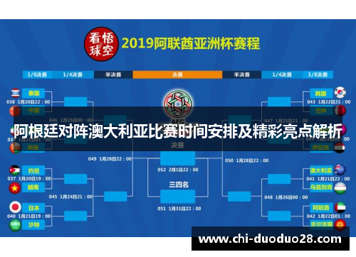 阿根廷对阵澳大利亚比赛时间安排及精彩亮点解析
